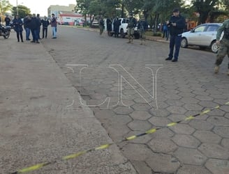Pedro Juan Caballero verifico este domingo un atentado contra un narco de peso: Clemencio Gringo González.  Foto: Emerson Dutra/NM.