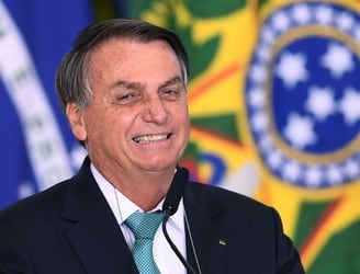 Jair Bolsonaro, expresidente de Brasil. Foto: AFP