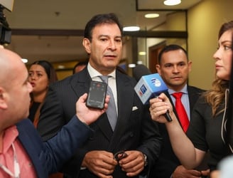 Silvio Ovelar, titular del Congreso. Foto: HCS.