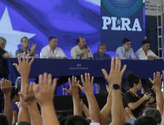 La imagen corresponde a la última asamblea del PLRA. Foto: Nación Media.
