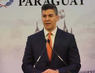Santiago Peña, presidente de la República.