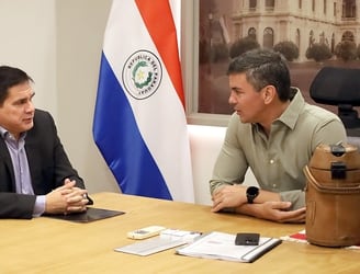 Juan Carlos Baruja se reunió con Santiago Peña.