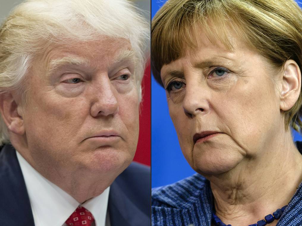 La Nación / Merkel vs Trump: primer cara a cara en un contexto de tensiones