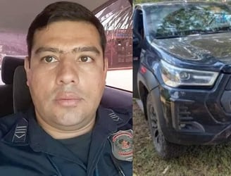 El suboficial Diego Cáceres fue detenido mientras manejaba una camioneta robada. Foto: archivo.