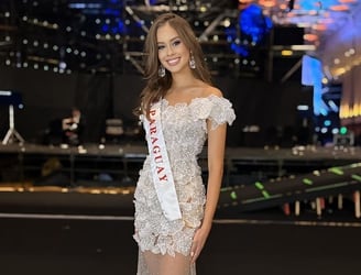 Dahiana Gatzke representó a Paraguay en la edición número 71 del Miss Mundo. Foto: @dahianagatzke/Instagram