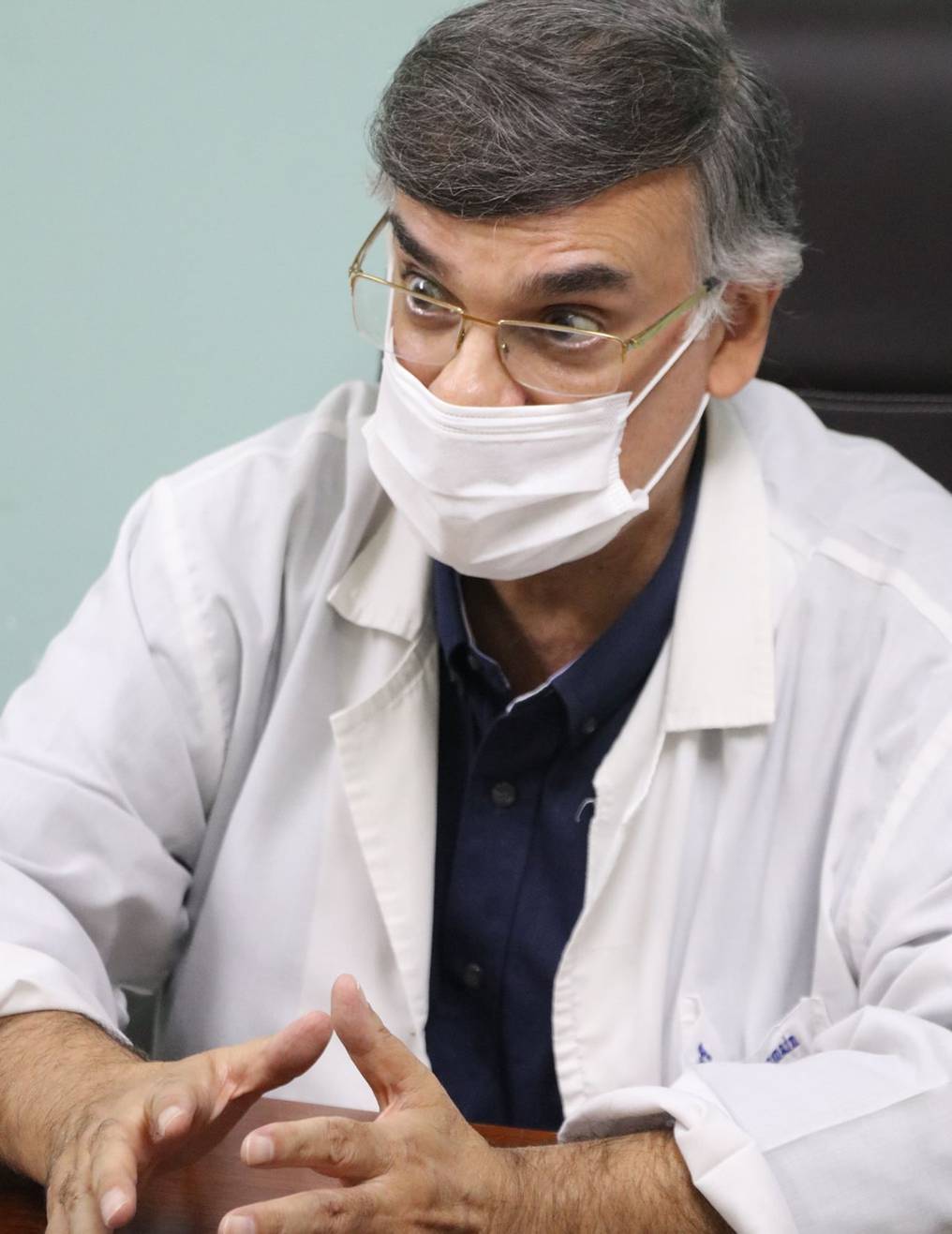 El doctor Ricardo Iramain, jefe del área de urgencias pediátrica del Hospital de Clínicas. Foto: Gentileza.