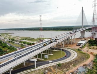 Puente Héroes del Chaco será habilitado oficialmente en marzo. Foto: Archivo