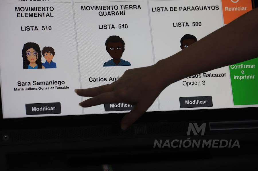 The Electoral Code qualifies as an electoral offense the entry of any type of cameras, including cell phones, and taking photographs of the direction of the vote. PHOTO: JORGE ROMERO