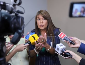 Celeste Amarilla, senadora liberal.