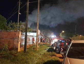 El incendio consumió la vivienda tras una aparente fuga de gas. Foto: Concepción al Día.