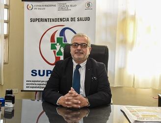 Dr. Roberto Carlos Melgarejo, superintendente de Salud. Foto: Gentileza