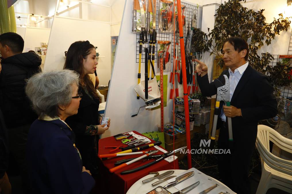 El pabellón de Taiwán alberga a 24 expositores taiwaneses de diferentes productos, que desde el principio atrajeron la atención de los presentes. Foto: Christian Meza