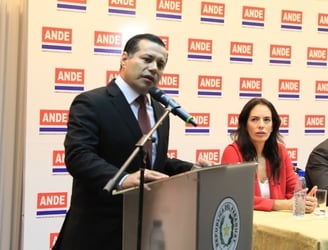 El presidente de la ANDE anunció una conferencia para mañana. Foto: archivo.