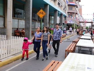 La calle Palma estará clausurada y solo se habilitará para visitar locales gastronómicos. Foto: Nación Media