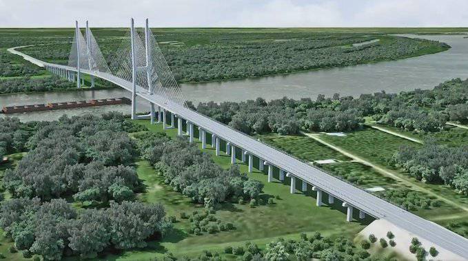 El Puente Bioceánico unirá al Chaco paraguayo con el Brasil entre las ciudades de Carmelo Peralta y Puerto Murtinho sobre el río Paraguay. Foto: Archivo.