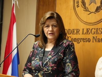 Senadora Blanca Ovelar. Foto: Gentileza