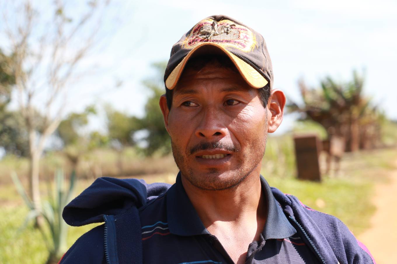 Benito Delgado, un líder indígena de la comunidad vecina de Ysaty.