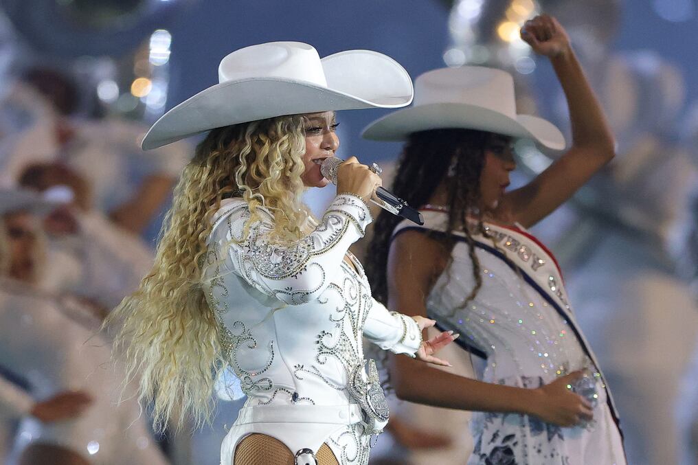 Beyoncé y su innovador “Cowboy Carter” lideran la disputa por los Grammy con 11 nominaciones. Foto: Alex Slitz/AFP