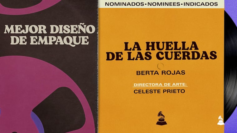 “La huella de las cuerdas”, nominada a Mejor Composición Clásica Contemporánea y Mejor Diseño de Empaque, en los Latin Grammys 2026.