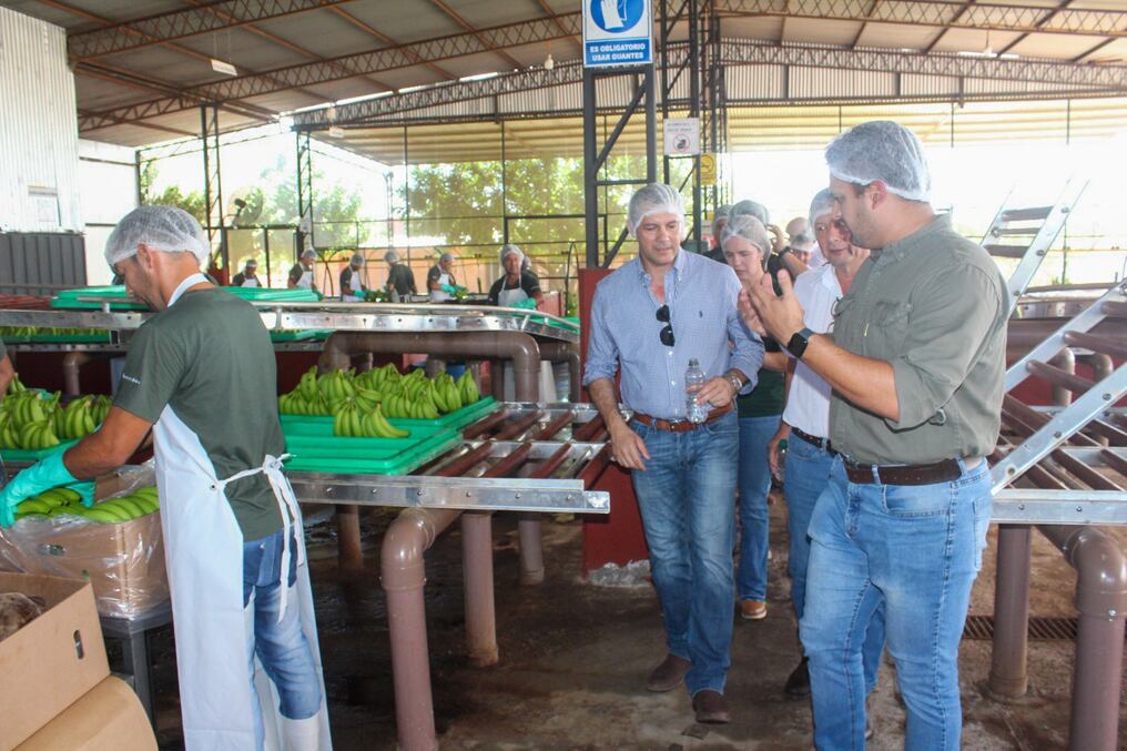 La primera carga para la exportación al país andino se realizó en San Pedro. Foto: @magparaguay