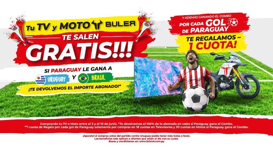 Participarán todos los que compren cualquier televisor y/o moto Buler, dentro del periodo del 3 al 10 de junio hasta las 20:00. Foto: Gentileza
