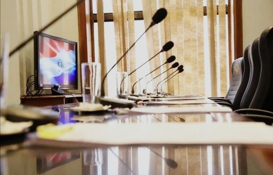 Sala de sesiones del Jurado de Enjuiciamiento de Magistrado. Foto: JEM