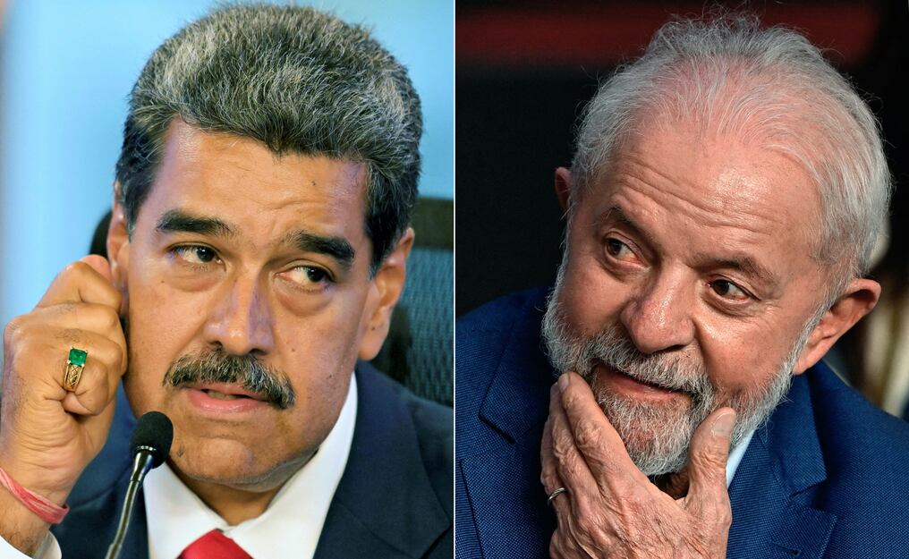 Nicolás Maduro fue prácticamente ninguneado en Rusia, mientras Lula da Silva, por videollamada desde Brasil, participó de la cumbre. Foto: AFP