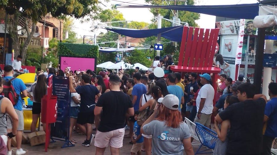 El evento será en la calle peatonal frente a la plaza Bernardino Caballero de San Bernardino. Foto: Gentileza