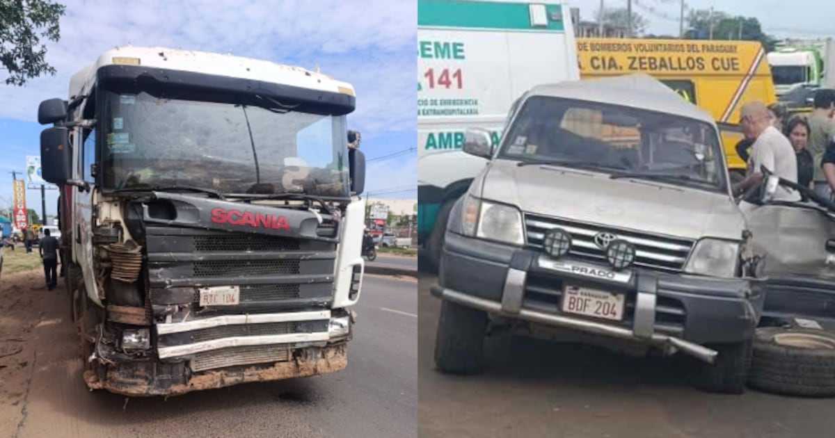 Marca Rolon Diario HOY | Choque entre Scania y camioneta acaba con dos ...