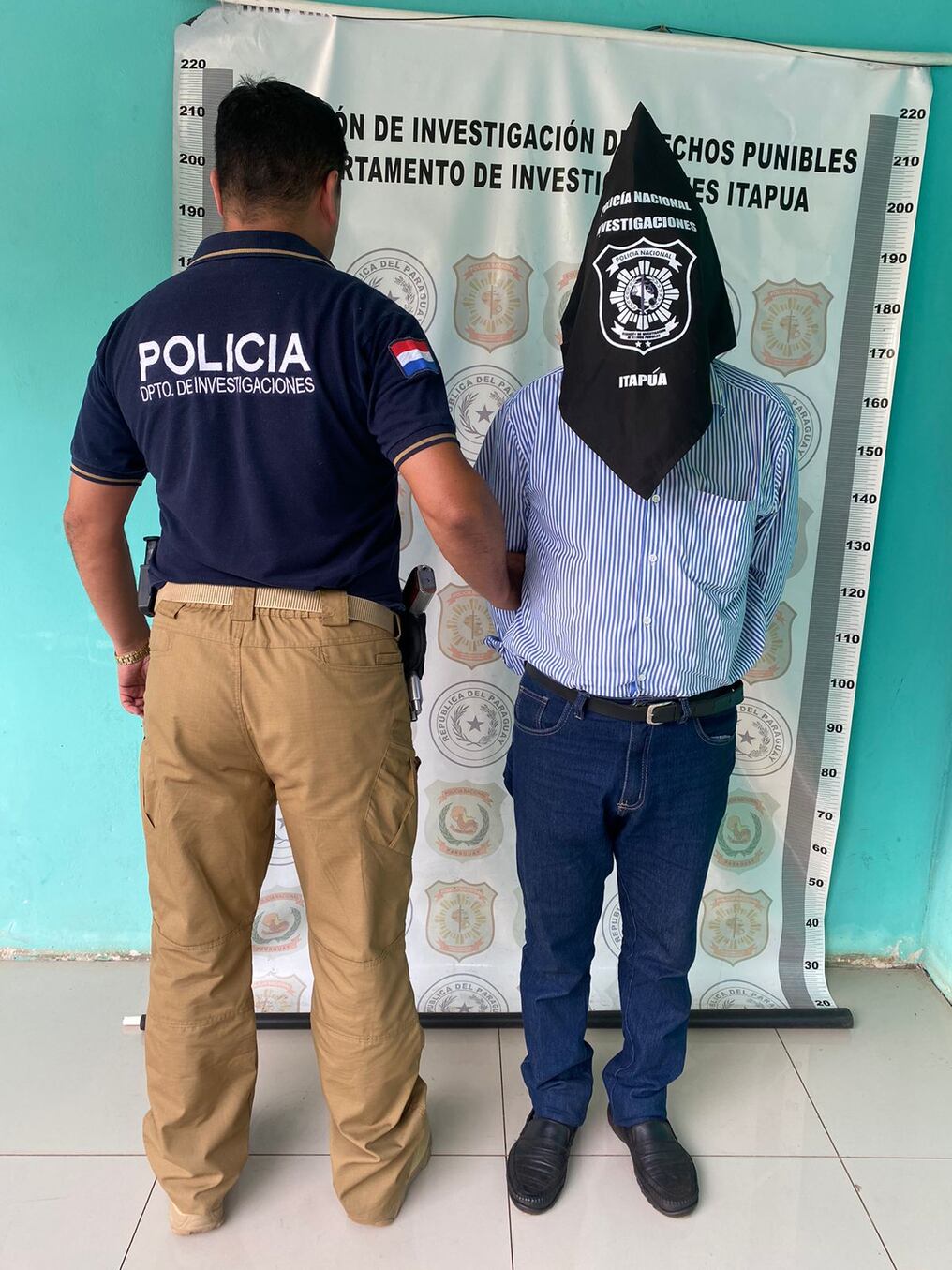 El detenido fue identificado como Florencio González, de 58 años. Foto: Gentileza