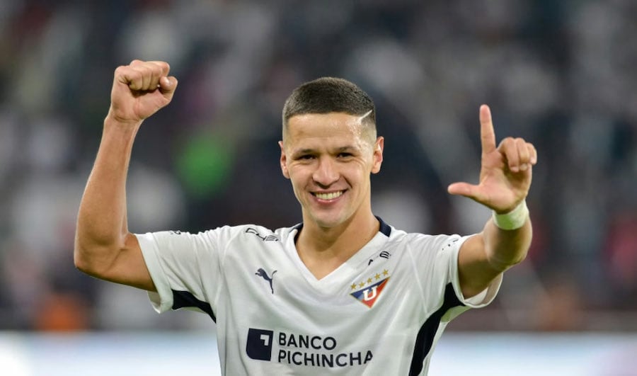 Alex Arce, goleador paraguayo.FOTO: LDUQ OFICIAL