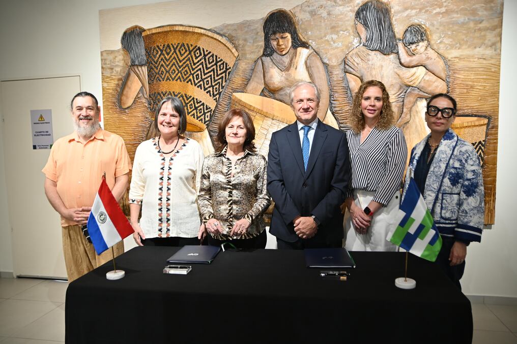 CAF y la Asociación Noche de los Museos firmaron un convenio con el objetivo de impulsar la cultura en Paraguay. Foto: Gentileza