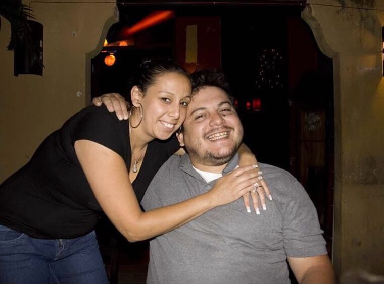 Gabi Díaz y Augusto Insfrán, en los primeros años de Rockero. Foto: Gentileza