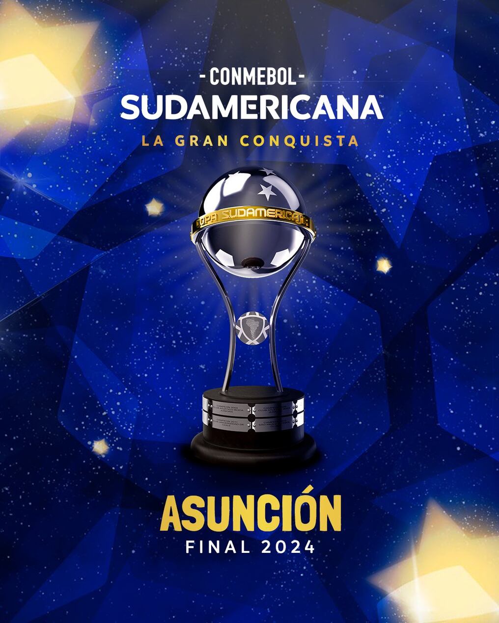 El presidente Santiago Peña celebró el anuncio de que la final de la Copa Sudamericana 2024 se jugará en Asunción, con lo cual destacó que pone a Paraguay nuevamente en la vitrina internacional. Foto: Gentileza