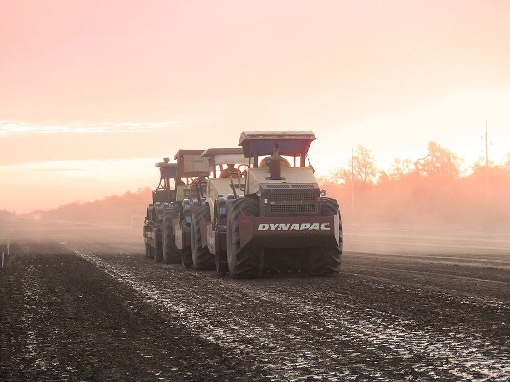 La obra se divide en tres tramos a lo largo de Chaco paraguayo. Foto: Gentileza