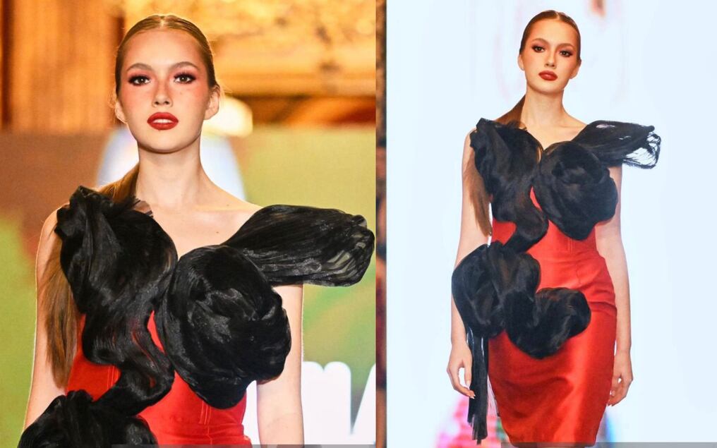 La paraguaya Alexhia Bartumeus participó de la semana de la moda de París. Foto: Gentileza