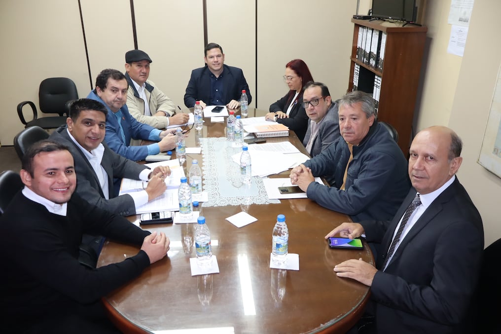 Los diputados designados para la comisión especial celebran este lunes su primera mesa de trabajo. Foto: @DiputadosPy