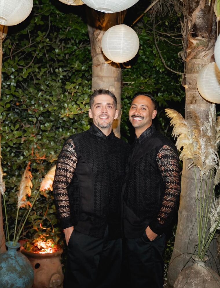 “El Negro” Vázquez y David Kociubczyk llevan 14 años de relación. Foto: Instagram - @negrovazquez