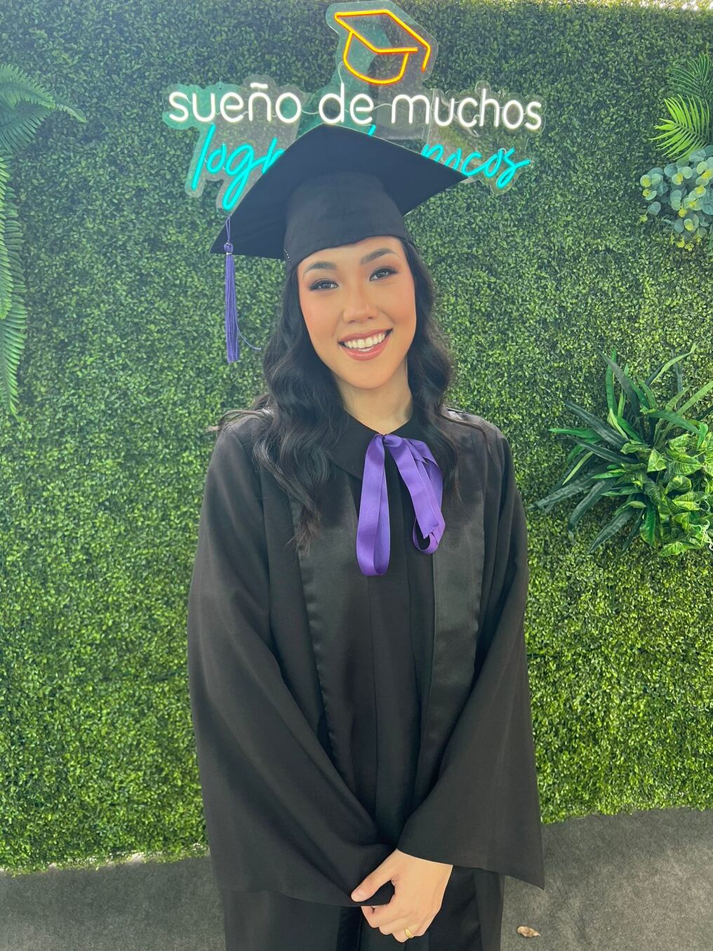 La mejor graduada de la promoción es la doctora Verónica Na Young Cho Díaz, de 25 años. Foto: Gentileza