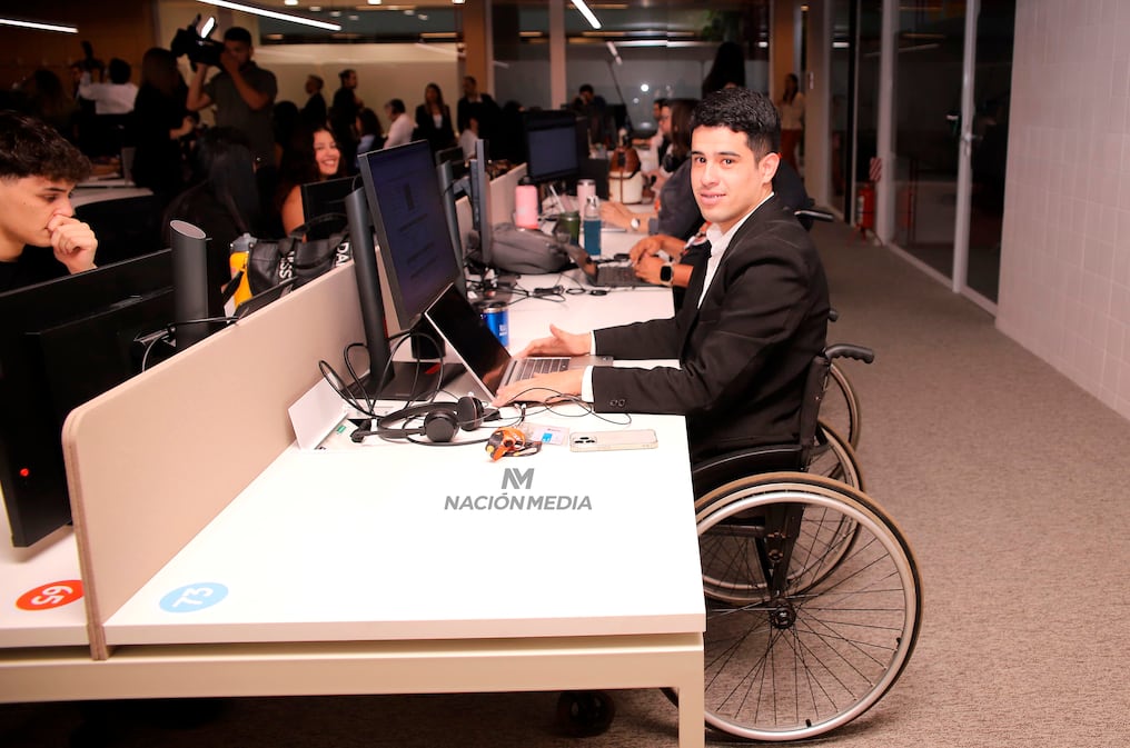La empresa también apuesta por el talento con  discapacidad. Foto: Mariana Diaz 