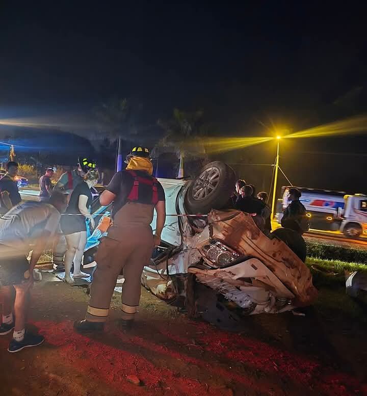 Los fallecidos fueron identificados como Jeferson Niedermeier Oliveira, Thiago Albring Da Silva y Danieli Betania Tormes Pereira. Foto: Gentileza