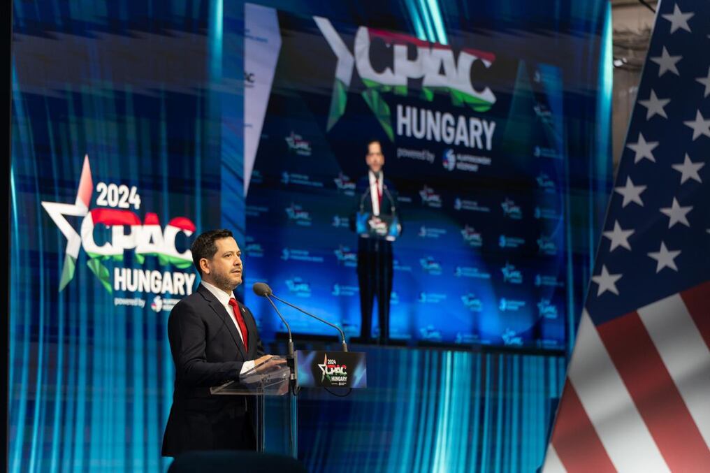 Raúl Latorre se encuentra en Budapest, en la Conferencia Política de Acción Conservadora. Foto: Gentileza