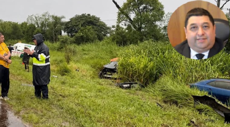 Fallece el fiscal Edgar Torales en un accidente de tránsito en Campo 9