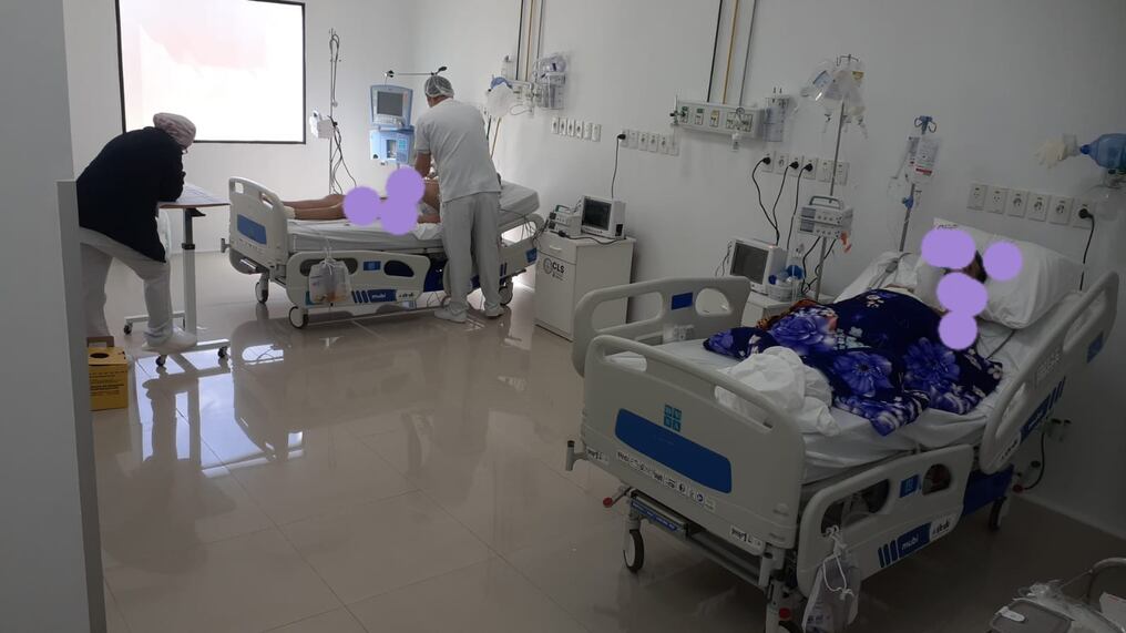 Servicio UTI en Hospital de Hernandarias. La región sanitaria aclaró que recibió del gobierno anterior con cuatro camas en funcionamiento, de las 16 inauguradas el 5 de julio. Agrega que están en mantenimiento y habilitarán más camas gradualmente. Foto: Gentileza