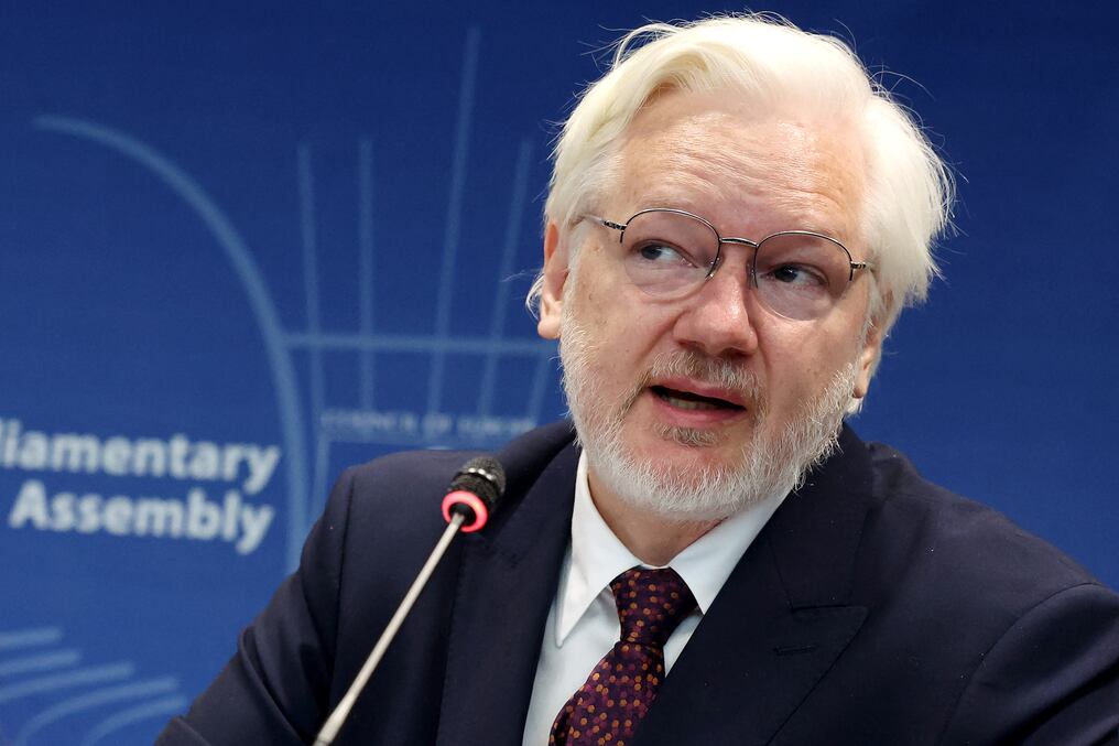El fundador de WikiLeaks, Julian Assange, rompió el silencio ante el Consejo de Europa. Foto: AFP