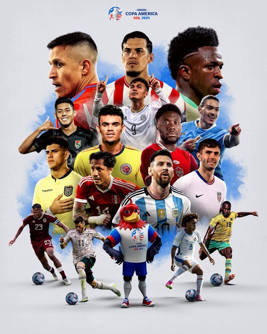 Principales jugadores de la Copa América 2024