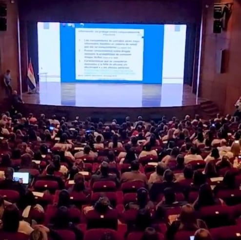 El curso fue denominado “Formación en la Prevención de Consumo de Sustancias Psicoactivas”. Foto: Captura de pantalla