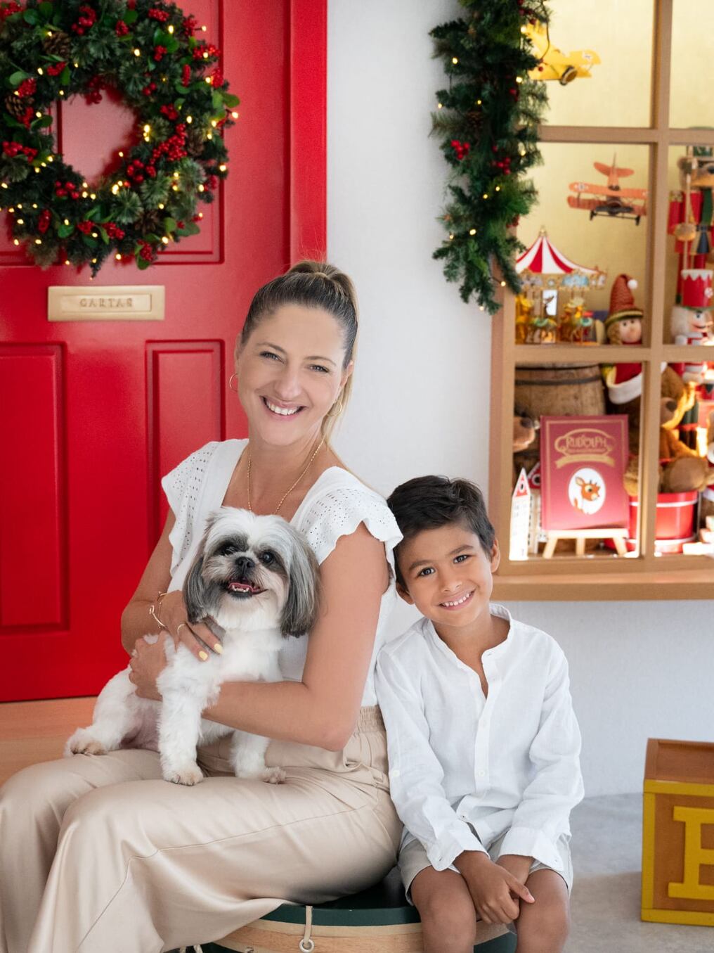 Gisella Cassettai compartió sus tradiciones navideñas. Foto: Gentileza