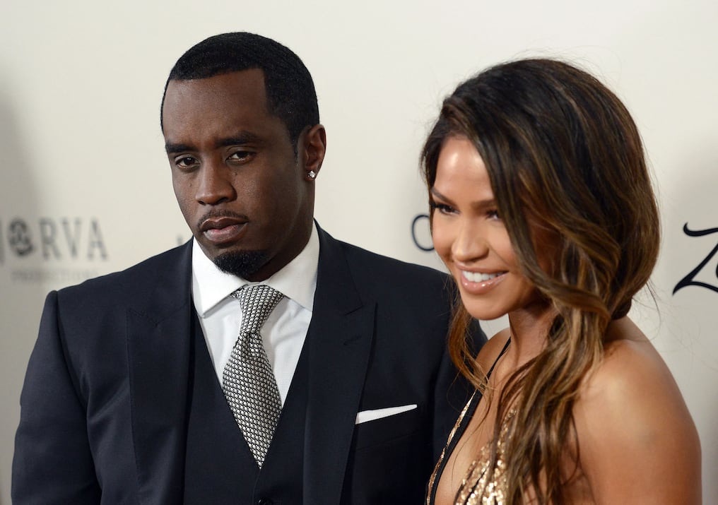 Sean P. Diddy Combs y Cassie Ventura asisten al estreno de “The Perfect Match” en Los Ángeles, el 7 de marzo de 2016. Foto: Chris Delmas/AFP