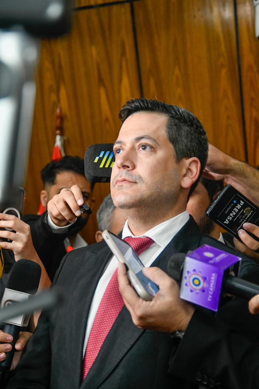 El presidente de la Cámara de Diputados, Raúl Latorre, sostuvo que se debe instalar el planteamiento de mejorar el sistema de seguridad en el ciberespacio. Foto: Gentileza
